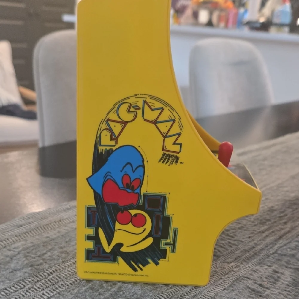 Arcade Pac-Man Mini Console - Yellow and Black